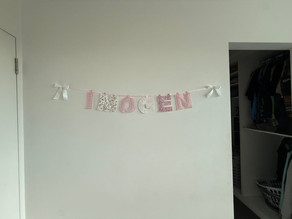 Custom name bunting