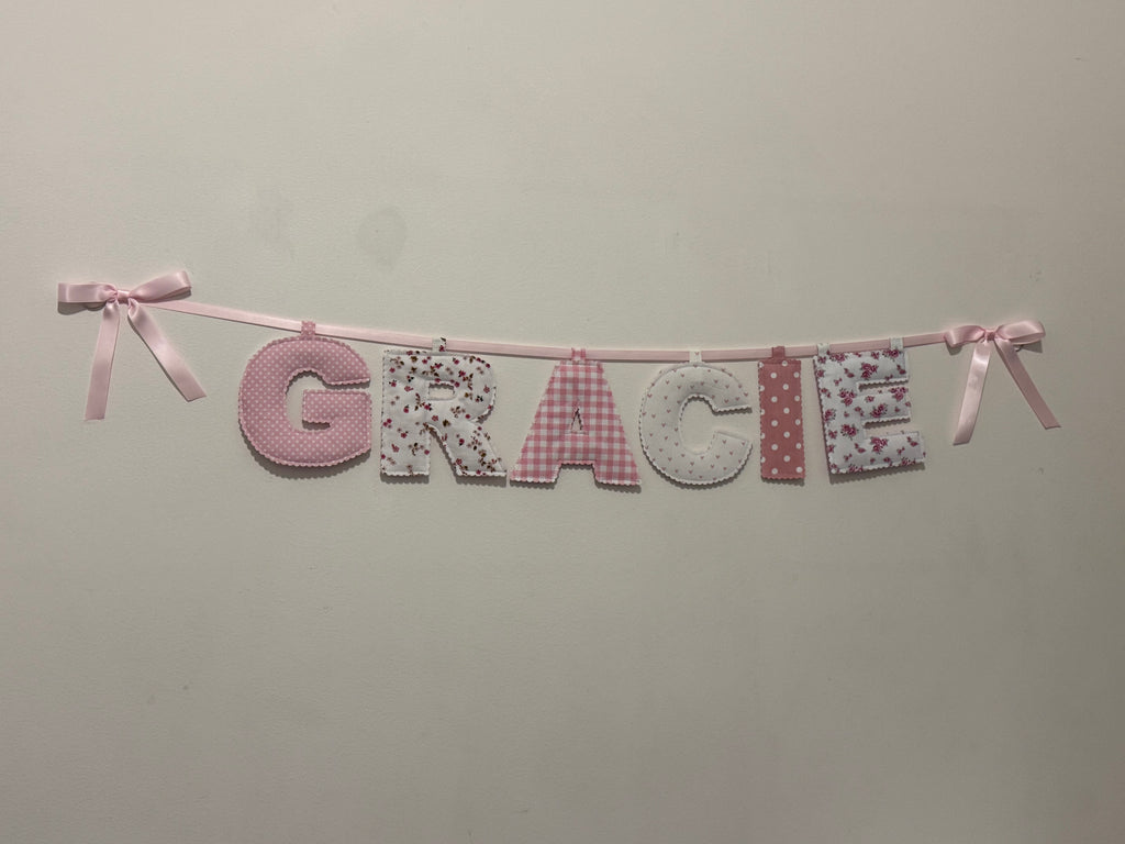 Custom name bunting