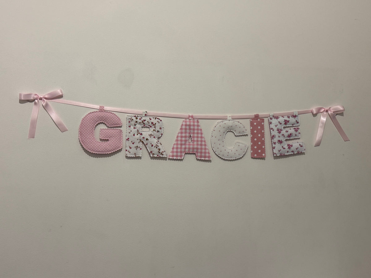 Custom name bunting