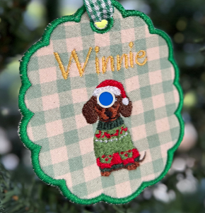 Personalised Dog Ornament